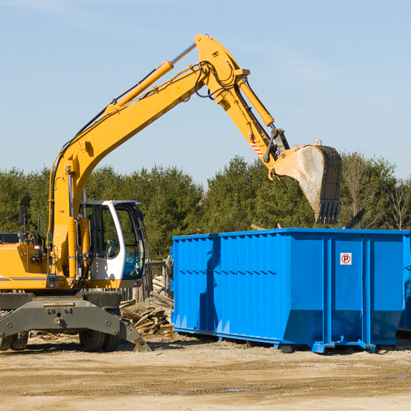 can i rent a residential dumpster for a construction project in Andersonville